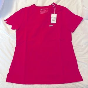 FIGS XS CATARINA 1-POCKET TOP & XS-TALL HIGH WAISTED ZAMORA JOGGER W/ YOGA WB